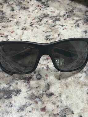 Maui Jim Black Polarized Wrap Sunglasses